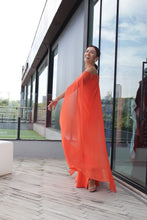 Carregar imagem no visualizador da galeria, Vestido Olga Laranja