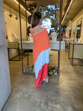 Carregar imagem no visualizador da galeria, Vestido Mari Laranja e Pink