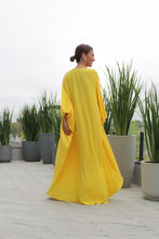 Carregar imagem no visualizador da galeria, Kaftan Slim Estrelícia Amarelo