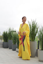 Carregar imagem no visualizador da galeria, Kaftan Slim Estrelícia Amarelo