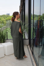 Carregar imagem no visualizador da galeria, Vestido Pérola Verde Escuro