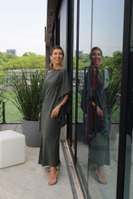 Carregar imagem no visualizador da galeria, Vestido Pérola Verde Escuro