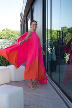 Load image into Gallery viewer, Vestido Raquel Pink e Laranja