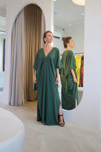 Carregar imagem no visualizador da galeria, Vestido Ana Cláudia Verde Musgo