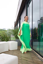 Carregar imagem no visualizador da galeria, Kaftan Bordas Verde Claro