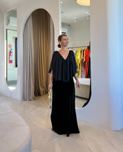 Carregar imagem no visualizador da galeria, Vestido Rita Veludo Preto
