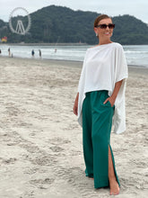 Load image into Gallery viewer, Red Asymmetric Blouse