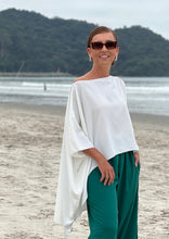 Load image into Gallery viewer, Red Asymmetric Blouse