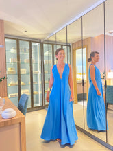 Carregar imagem no visualizador da galeria, Vestido Florença Azul Celeste