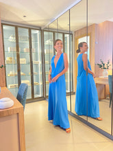 Carregar imagem no visualizador da galeria, Vestido Florença Azul Celeste