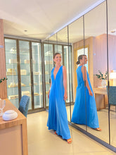 Carregar imagem no visualizador da galeria, Vestido Florença Azul Celeste