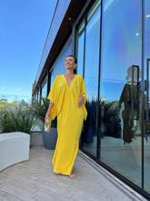 Carregar imagem no visualizador da galeria, Kaftan Helô Amarelo
