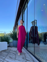 Carregar imagem no visualizador da galeria, Vestido Lola Dupla Face Cereja e Pink