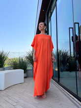 Carregar imagem no visualizador da galeria, Kaftan Dulce Laranja Neon