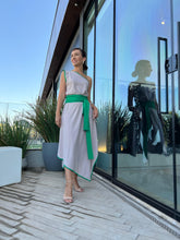 Carregar imagem no visualizador da galeria, Vestido Ravi Bege e Verde