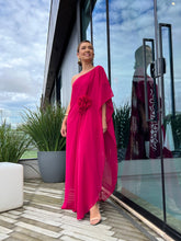 Carregar imagem no visualizador da galeria, Vestido Carmen Cereja + Flor