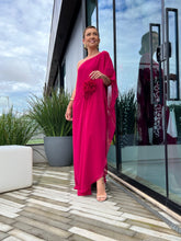 Carregar imagem no visualizador da galeria, Vestido Carmen Cereja + Flor