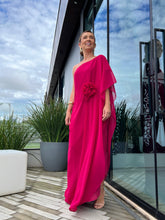 Carregar imagem no visualizador da galeria, Vestido Carmen Cereja + Flor