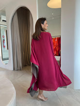 Carregar imagem no visualizador da galeria, Kaftan Simplice Dois Tons Midi