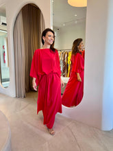 Carregar imagem no visualizador da galeria, Kaftan Rúbia Vermelho