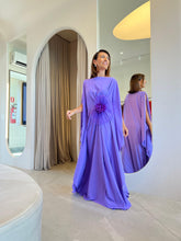Carregar imagem no visualizador da galeria, Kaftan Simplice Lavanda + Flor
