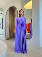 Carregar imagem no visualizador da galeria, Kaftan Simplice Lavanda + Flor
