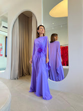Carregar imagem no visualizador da galeria, Kaftan Simplice Lavanda + Flor