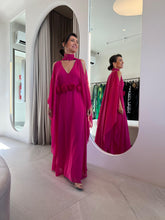 Carregar imagem no visualizador da galeria, Kaftan Lucia Decote V Pink
