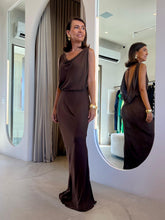 Carregar imagem no visualizador da galeria, Vestido Ava Marrom