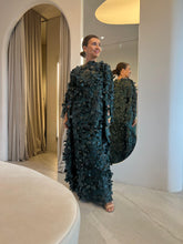 Carregar imagem no visualizador da galeria, Kaftan Simplice Pétalas Verde