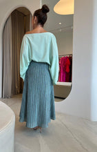 Carregar imagem no visualizador da galeria, Saia Priscila Verde e Azul