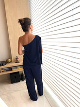 Carregar imagem no visualizador da galeria, Blusa Ombro Só Melissa Azul Marinho