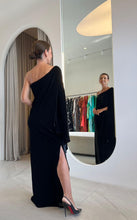 Cargar imagen en el visor de la galería, Vestido Diana Veludo Preto