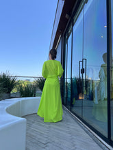 Carregar imagem no visualizador da galeria, Kaftan Nó Verde Neon