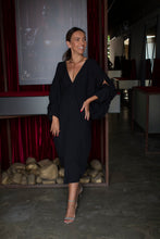 Carregar imagem no visualizador da galeria, Kaftan Bufante Lara Midi Preto