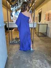 Carregar imagem no visualizador da galeria, Kaftan Estrelícia Bufante Ombro Só Roxo