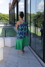 Carregar imagem no visualizador da galeria, Vestido Lia Verde e Azul