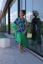 Carregar imagem no visualizador da galeria, Vestido Lia Verde e Azul