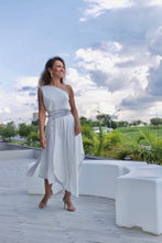 Carregar imagem no visualizador da galeria, Vestido Ravi Branco e Prata