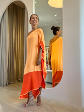 Load image into Gallery viewer, Vestido Lia - Tons de Laranja
