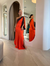 Carregar imagem no visualizador da galeria, Vestido Beatriz Laranja e Marrom
