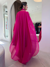 Carregar imagem no visualizador da galeria, Kaftan Lucia Decote V Pink
