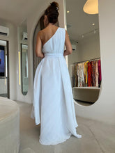 Load image into Gallery viewer, Vestido Eva Branco Plissado
