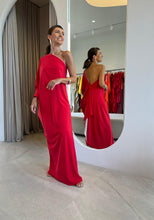 Carregar imagem no visualizador da galeria, Vestido Lola Dupla Face Vermelho e Bege
