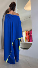 Carregar imagem no visualizador da galeria, Conjunto Blusa Isis + Calça Juliana Azul e Amarelo
