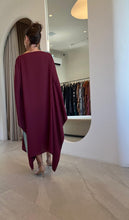 Cargar imagen en el visor de la galería, Kaftan Simplice Bordo c/ Menta + Folha
