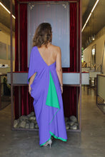 Load image into Gallery viewer, Kaftan Lola Double Face Lavender and Green
