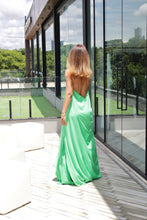 Load image into Gallery viewer, Alessandra Dress with Green Neckline
